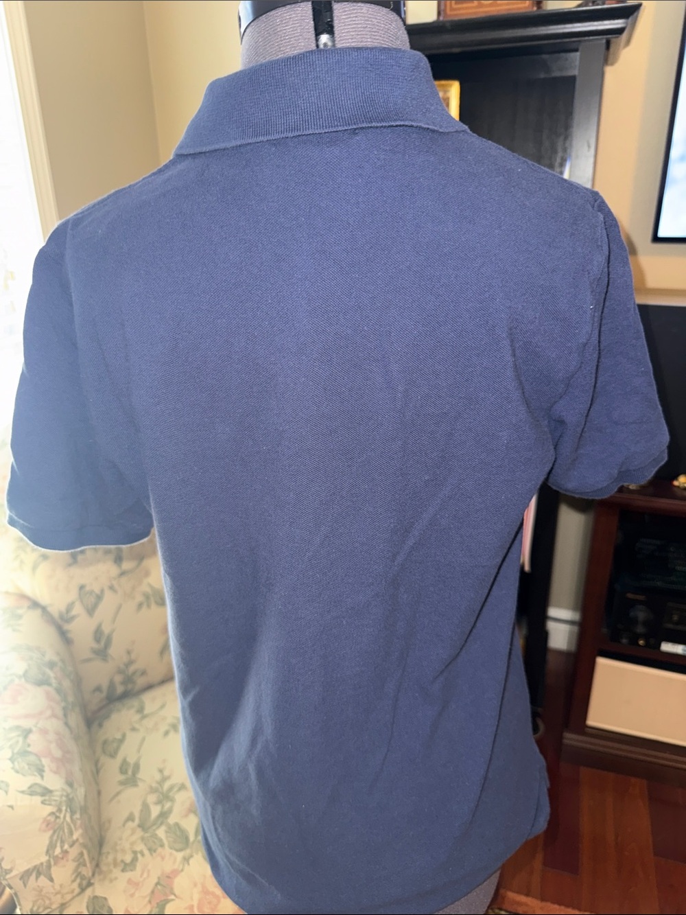 Polo by Ralph Lauren Navy Short-Sleeve Polo with Embroidered Pony - Picture 2 of 3